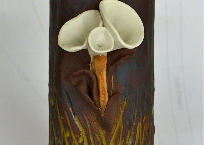 Alien Botanical Vase Porcelain & Stoneware Reduction Fired